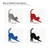 Cat 2 Steel Cutout Shape, Raw Metal Wall Art and Craft Supply