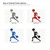 Cheerleader 2 Steel Cutout Shape, Raw Metal Wall Art and Craft Supply