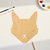 Cat Head 2 Wood Cutout for Crafts, Unfinished Baltic Birch Craft Shape