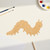Caterpillar 3 Wood Cutout for Crafts, Unfinished Baltic Birch Craft Shape