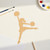 Cheerleader 1 Wood Cutout for Crafts, Unfinished Baltic Birch Craft Shape