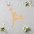 Cheerleader 1 Wood Cutout for Crafts, Unfinished Baltic Birch Craft Shape
