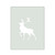 Caribou 2 Reusable Mylar Stencil, 10 mil Plastic Paint Stencil for Crafts and Decor