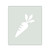 Carrot 3 Reusable Mylar Stencil, 10 mil Plastic Paint Stencil for Crafts and Decor