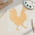 Chicken 2 Wood Cutout for Crafts, Unfinished Baltic Birch Craft Shape