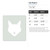Cat Head 2 Reusable Mylar Stencil, 10 mil Plastic Paint Stencil for Crafts and Decor