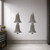 Christmas Bell Steel Cutout Shape, Raw Metal Wall Art and Craft Supply