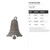 Christmas Bell Steel Cutout Shape, Raw Metal Wall Art and Craft Supply