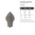 Christmas Light Bulb Steel Cutout Shape, Raw Metal Wall Art and Craft Supply