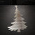 Christmas Tree Tall Steel Cutout Shape, Raw Metal Wall Art and Craft Supply