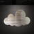Cloud 1 Steel Cutout Shape, Raw Metal Wall Art and Craft Supply