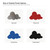 Cloud 2 Steel Cutout Shape, Raw Metal Wall Art and Craft Supply