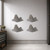 Clouds 2 Steel Cutout Shape, Raw Metal Wall Art and Craft Supply