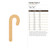 Candy Cane 2 Wood Cutout for Crafts, Unfinished Baltic Birch Craft Shape