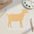 Goat 3 Wood Cutout for Crafts, Unfinished Baltic Birch Craft Shape