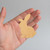 Chocolate Bunny Wood Cutout for Crafts, Unfinished Baltic Birch Craft Shape