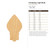 Christmas Light Bulb Wood Cutout for Crafts, Unfinished Baltic Birch Craft Shape