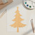 Christmas Tree 1 Wood Cutout for Crafts, Unfinished Baltic Birch Craft Shape