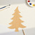 Christmas Tree 3 Wood Cutout for Crafts, Unfinished Baltic Birch Craft Shape