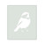 Chickadee Reusable Mylar Stencil, 10 mil Plastic Paint Stencil for Crafts and Decor