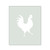 Chicken 2 Reusable Mylar Stencil, 10 mil Plastic Paint Stencil for Crafts and Decor