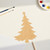 Christmas Tree Tall Wood Cutout for Crafts, Unfinished Baltic Birch Craft Shape