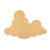 Clouds 2 Wood Cutout for Crafts, Unfinished Baltic Birch Craft Shape