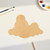 Clouds 2 Wood Cutout for Crafts, Unfinished Baltic Birch Craft Shape