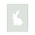 Chocolate Bunny Reusable Mylar Stencil, 10 mil Plastic Paint Stencil for Crafts and Decor