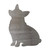 Corgi Steel Cutout Shape, Raw Metal Wall Art and Craft Supply