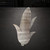 Corn 2 Steel Cutout Shape, Raw Metal Wall Art and Craft Supply
