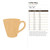 Coffee Mug Wood Cutout for Crafts, Unfinished Baltic Birch Craft Shape