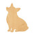 Corgi Wood Cutout for Crafts, Unfinished Baltic Birch Craft Shape