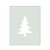 Christmas Tree 3 Reusable Mylar Stencil, 10 mil Plastic Paint Stencil for Crafts and Decor