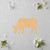 Cow 1 Wood Cutout for Crafts, Unfinished Baltic Birch Craft Shape
