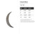 Crecent Moon Steel Cutout Shape, Raw Metal Wall Art and Craft Supply
