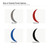 Crecent Moon Steel Cutout Shape, Raw Metal Wall Art and Craft Supply