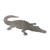 Crocodile Steel Cutout Shape, Raw Metal Wall Art and Craft Supply