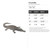 Crocodile Steel Cutout Shape, Raw Metal Wall Art and Craft Supply