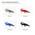 Crocodile Steel Cutout Shape, Raw Metal Wall Art and Craft Supply
