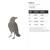 Crow 2 Steel Cutout Shape, Raw Metal Wall Art and Craft Supply