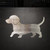 Dachshund Steel Cutout Shape, Raw Metal Wall Art and Craft Supply
