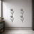Daffodil Steel Cutout Shape, Raw Metal Wall Art and Craft Supply