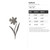 Daffodil Steel Cutout Shape, Raw Metal Wall Art and Craft Supply