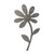 Daisy Flower Steel Cutout Shape, Raw Metal Wall Art and Craft Supply