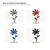 Daisy Flower Steel Cutout Shape, Raw Metal Wall Art and Craft Supply