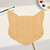 Cat Head 2 Wood Cutout for Crafts, Unfinished Baltic Birch Craft Shape