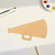 Megaphone 3 Wood Cutout for Crafts, Unfinished Baltic Birch Craft Shape