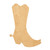 Cowboy Boot 2 Wood Cutout for Crafts, Unfinished Baltic Birch Craft Shape