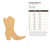 Cowboy Boot 4 Wood Cutout for Crafts, Unfinished Baltic Birch Craft Shape